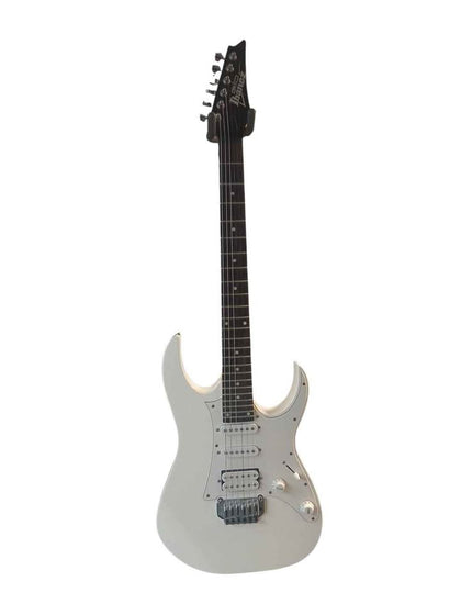 Ibanez GRG140-WH Electric Solid Body Guitar, White, (No Carrycase Included)