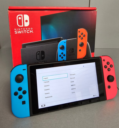 Nintendo Switch (Generation 2) (Neon Blue / Neon Red)
