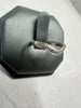 18ct White Gold Dia Band Ring - Size M