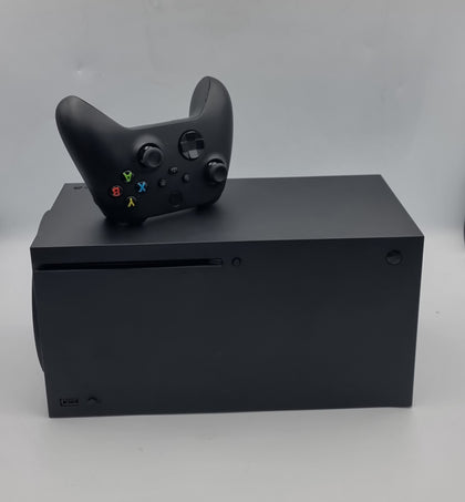 Microsoft Xbox series X 1TB black gaming console with 1 x series controller and all leads unboxed