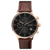 Lucleon Lowell Ternion Men's stainless steel dual time mens watch