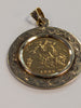 1982 Half Sovereign Coin With Mount