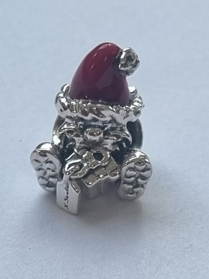 Pandora Seated Santa Claus & Present Charm