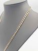 9ct Yellow Gold Gents Curb Chain Necklace - 18.71 Grams - 24" Long
