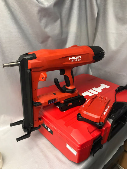 Hilti BX 3-L-22 Cordless Nail Gun With Warranty. Fully Boxed with charger and two batteries!