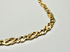 9ct yellow gold celtic knot bracelet 7"