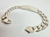 9" 925 Silver Curb I.D Bracelet