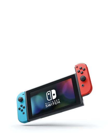 Nintendo Switch Console 32GB Power lead and Red/Blue Joy-Cons (No TV Dock)