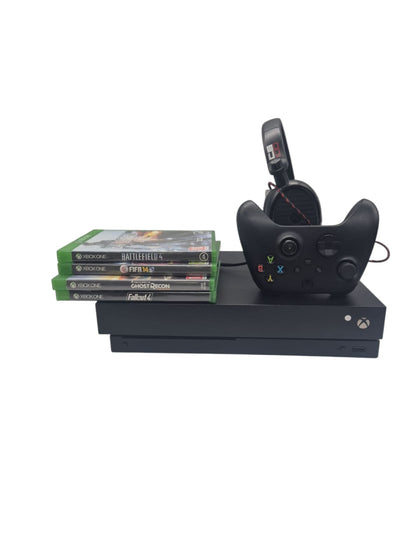 Xbox One X Console, 1TB, Black, Unboxed