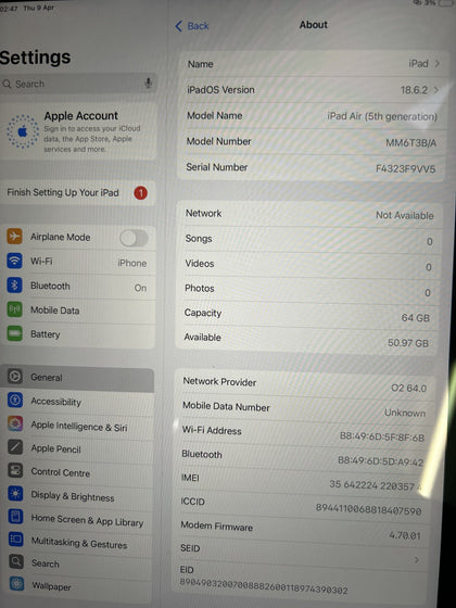 iPad Air 10.9