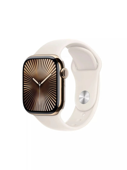Apple Watch Series 10 - 42mm - GPS  - Gold Titanium Case