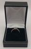 750 18ct White Gold ring with clear stones 2.14g size L Boxed
