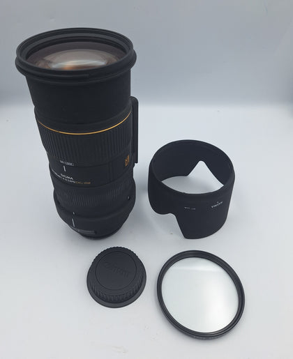 Sigma 50-500mm 1:4-6.3 APO DG HSM canon compatible camera lens UNBOXED