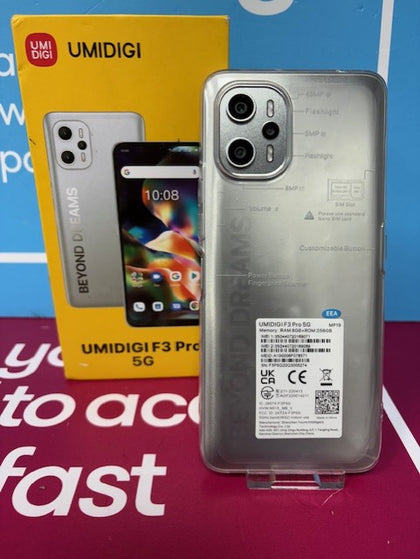 UMIDIGI F3 PRO 5G 8GB RAM 256GB MATTE SILVER UNLOCKED BOXED