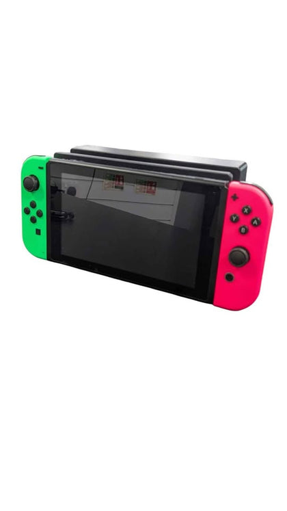 Nintendo Switch, 32GB HAC-001/ Neon Green/Pink Joy-Cons, Unboxed
