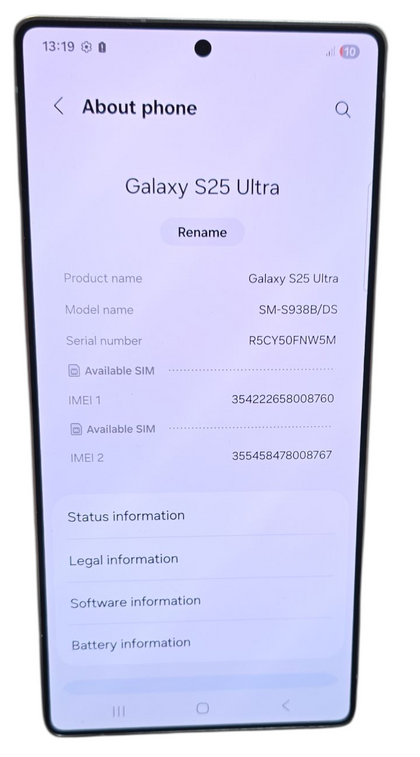 Samsung Galaxy S25 Ultra - 256GB
