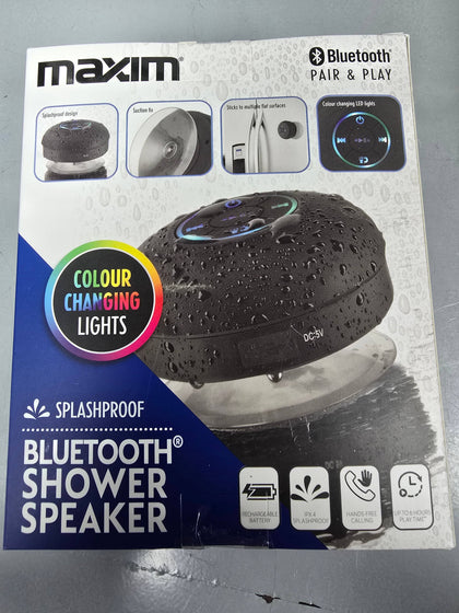 Maxim Bluetooth Shower Speaker - Black