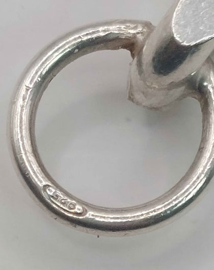 Preowned 925 Silver Chain roler curb style 32