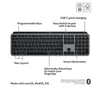Logitech MX Keys S For Mac Wireless Keyboard - Space Grey