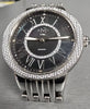 Astor II GV2 Black Dial Stainless Steel Swiss Quartz Diamond Watch