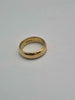 18ct Yellow Gold Plain Wedding Band Ring - 10.53 Grams - Size Q