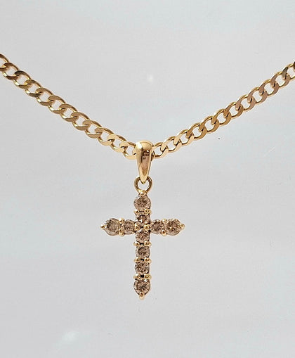 9 Carat Gold Chain and Cross