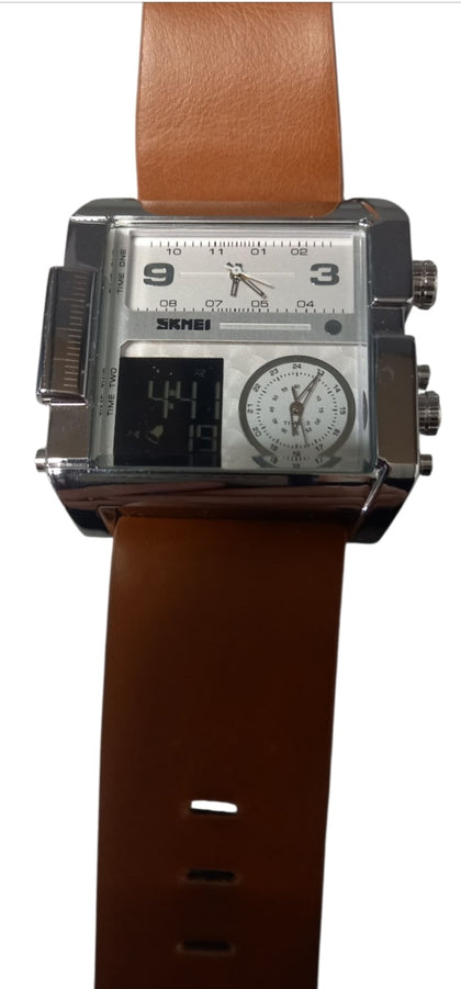 SKMEI 1391 Square Dial Business Wrist Watch