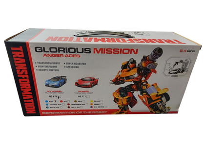 Glorious Mission Anger Ares Transformation Rc Robot Toy