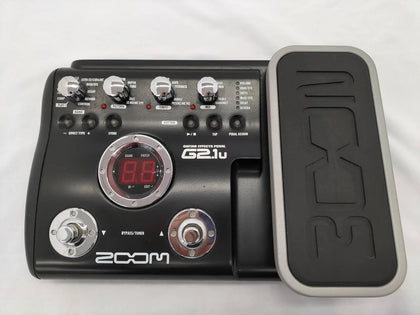 Zoom G2.1U Multi Effect Pedal Processor USB Audio Interface.