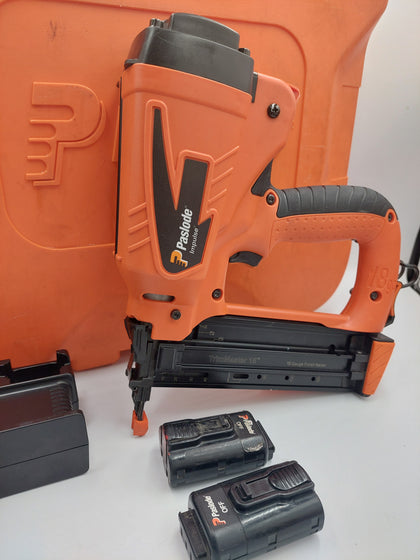 Paslode IM50 F18 18 Gauge Cordless Brad Nailer, With 2x Batteries & Charger, Original Carry Case