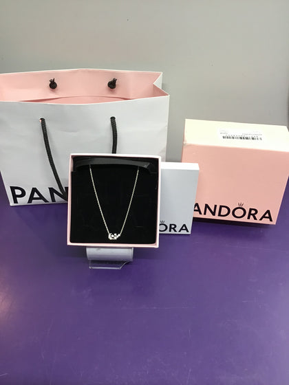 Pandora Sparkling Moon & Star Necklace