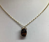9ct yellow gold necklace with pendant 24"