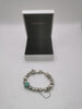 Pandora Bracelet with 16 charms And a Safety chain Hallmarked(ALE) Boxed