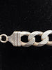 925 - silver curb chain - 91.88g - 21" - Hallmarked