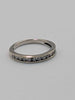 18ct White Gold Ladies Ring With 0.28ct Diamond Stone - 2.32 Grams - Size L