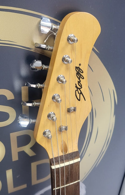 Stagg Stratocaster 3/4 Electric Guitar Black And White