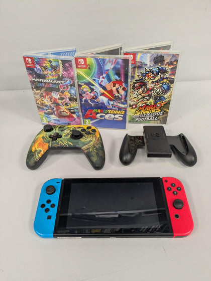 Nintendo Switch 3 Game Mario Bundle