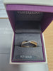 9ct yellow gold & White gold Diamond Ladies Wedding Ring