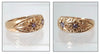 9 Carat Gold Ring Size Q/R