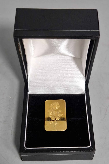 24ct Gold Bar 999 5.0G 1'' in Length