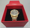 HUGO BOSS MENS GOLD WATCH IN BOX