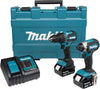 Makita dlx2537sf 18V LXT Cordless Brushless Combi Drill & Impact Driver Twin Kit