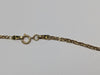 9ct gold twirl link  necklace