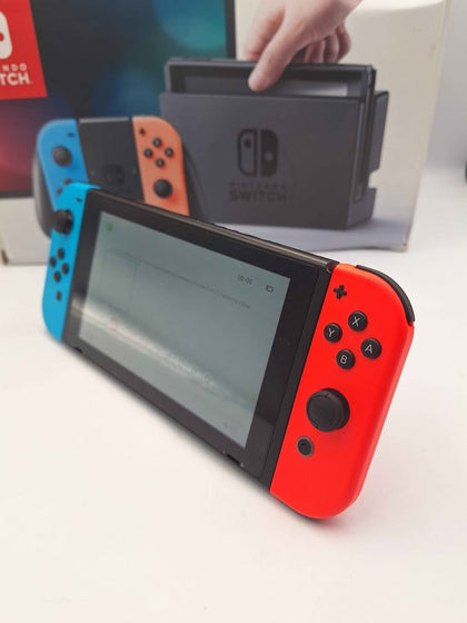 Nintendo Switch Home Gamimg Console - 32GB SSD - Boxed With Neon Joycons