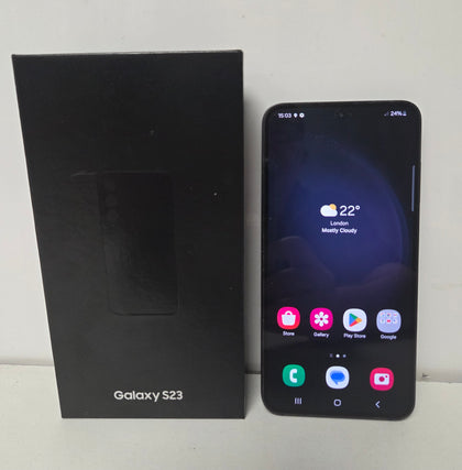 Samsung Galaxy S23 - 128 GB - Phantom Black unlocked duo sim Boxed