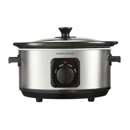 Morphy Richards Stainless Steel 3.5L Slow Cooker