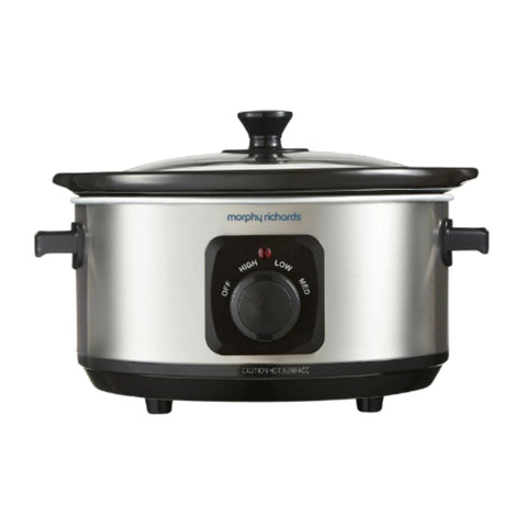 Morphy Richards Stainless Steel 3.5L Slow Cooker