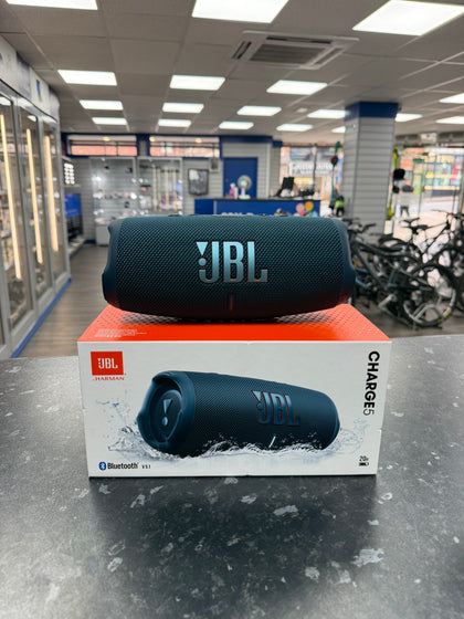 JBL Charge 5 Blue Portable Bluetooth Speaker Opened instore