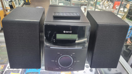 denver micro hifi system cd/fm radio
