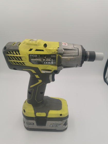 Ryobi 18V One+ Cordless Impact wrench R18IW3 - 4.0Ah Battery Inlcuded
